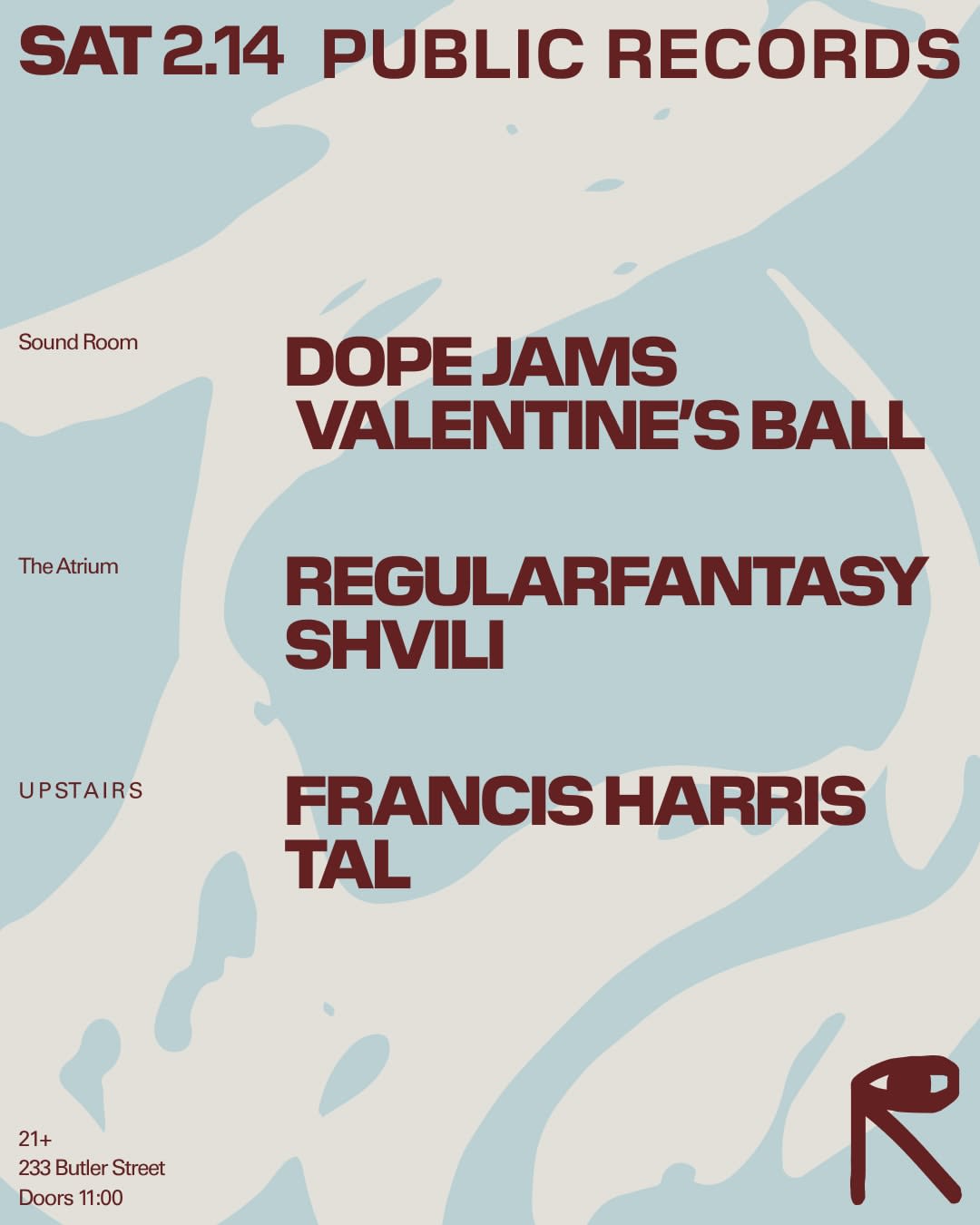 Dope Jams Valentine's Ball / Regularfantasy + Shvili / Francis Harris + Tal Cover