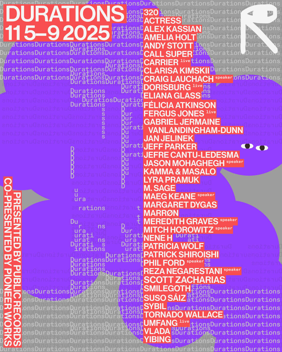 Durations 2025 Festival Pass Cover