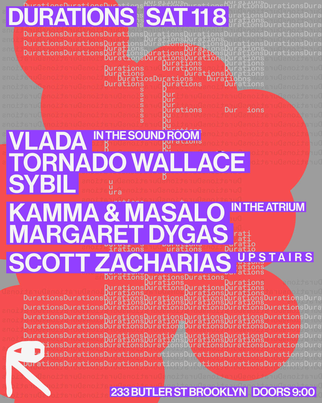 Durations: Vlada + Tornado Wallace + Sybil / Margaret Dygas + Kamma & Masalo / Scott Zacharias Cover