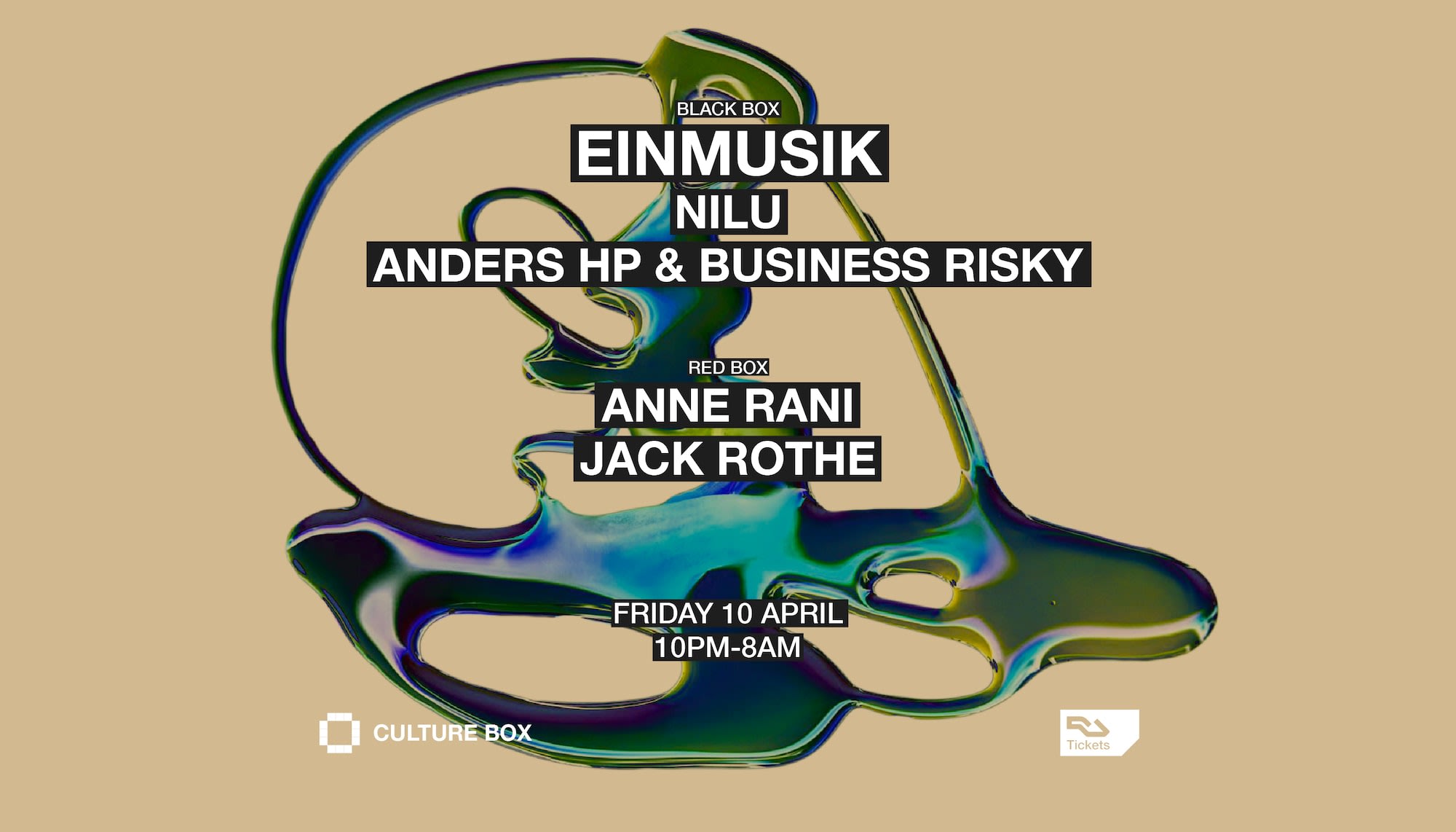 Einmusik / Nilu / Anders Hp & Business Risky / Anne Rani / Jack Rothe Cover
