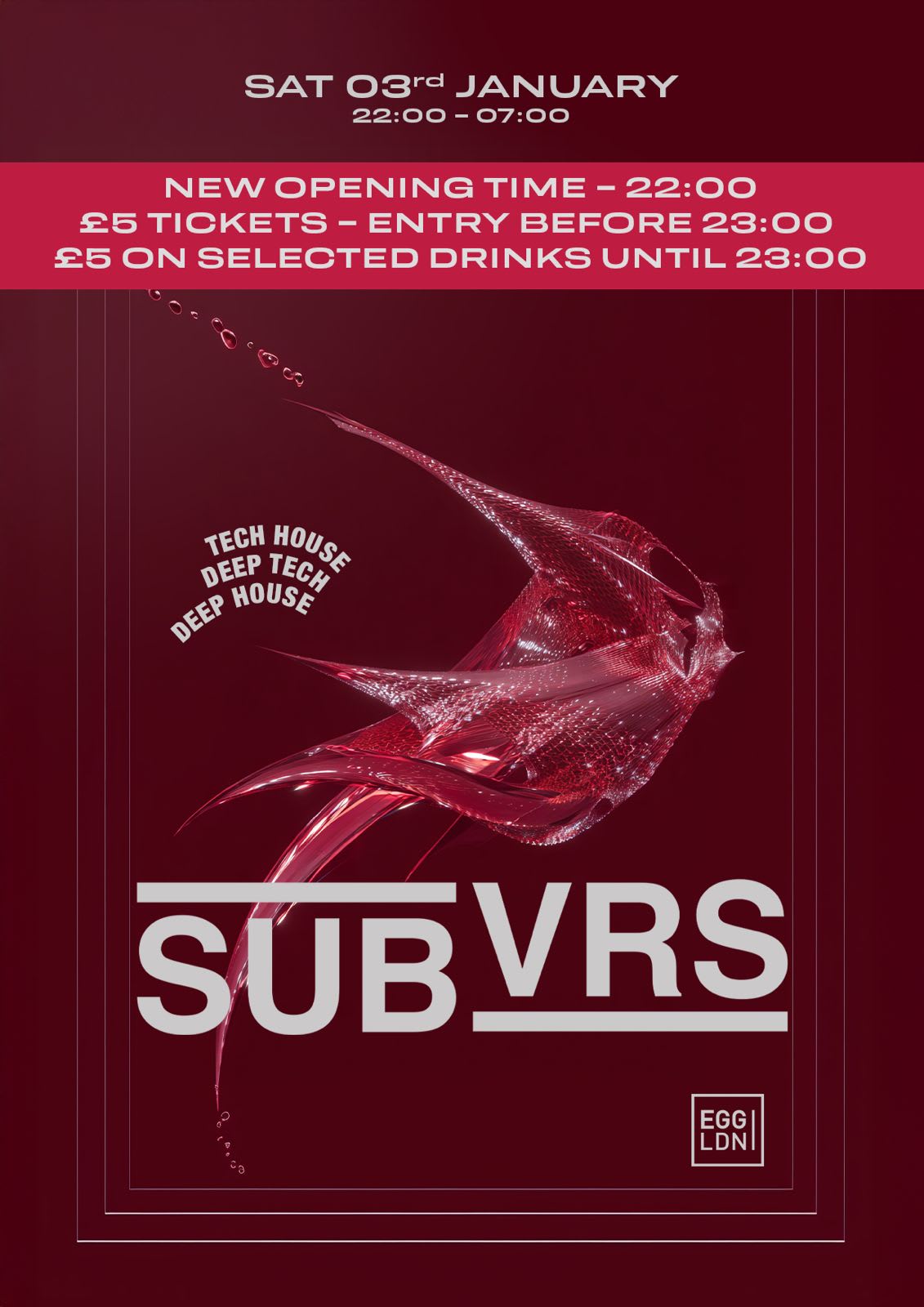 Egg Ldn Pres: Subvrs - Payback Special Cover