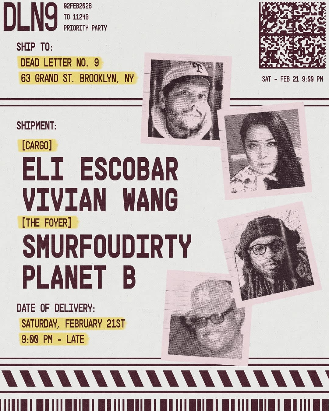 Eli Escobar, Vivian Wang, Planet B, Smurfoudirty - Dead Letter No.9 Cover