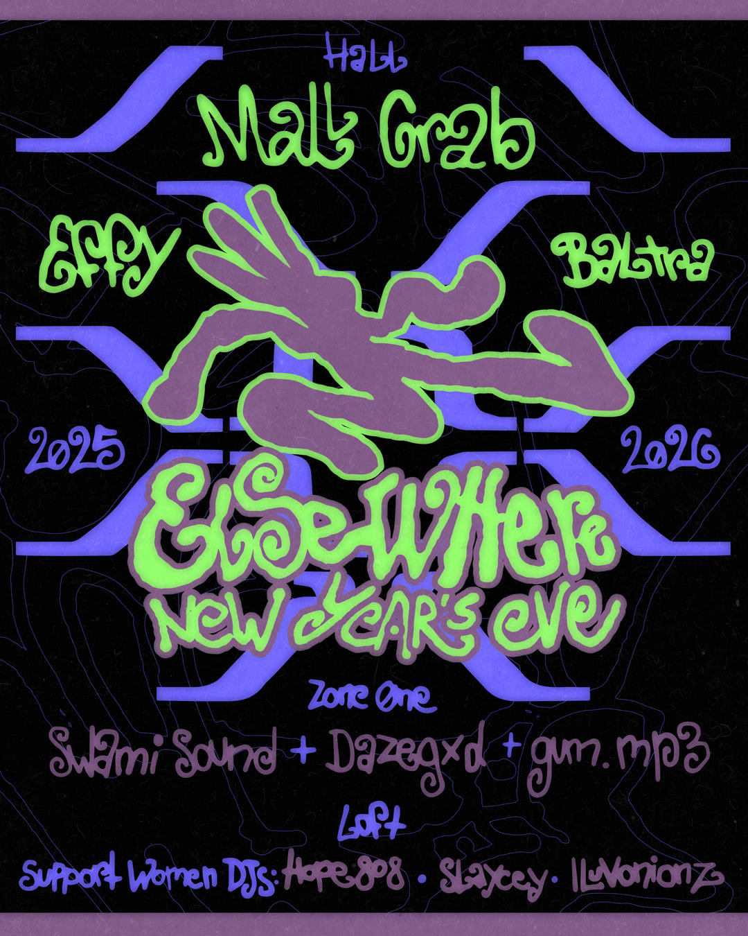 Elsewhere Nye: Mall Grab, Effy, Baltra, Swami Sound + Dazegxd + Gum.Mp3  Cover