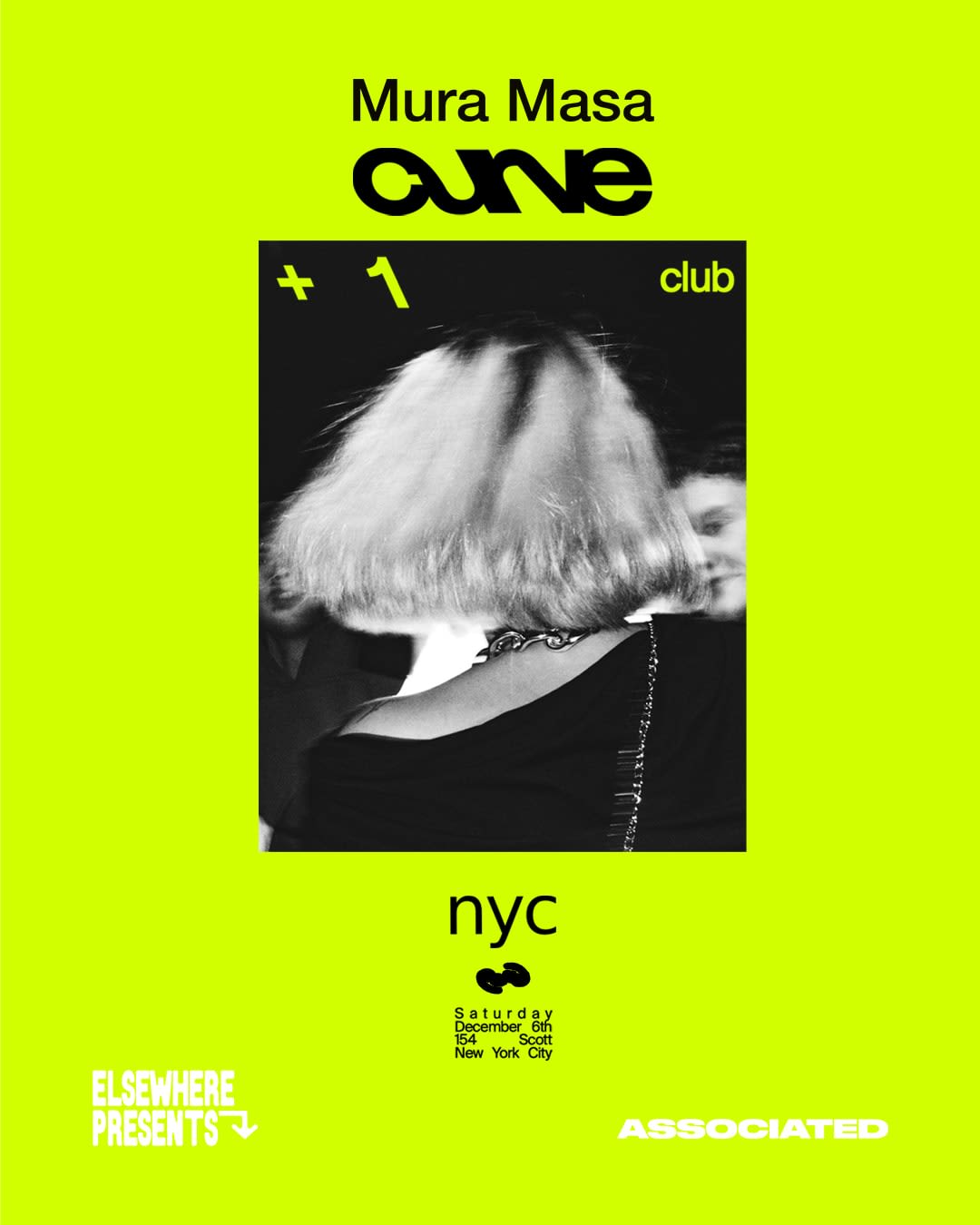 Elsewhere Presents Mura Masa: Curve Club +1 Cover