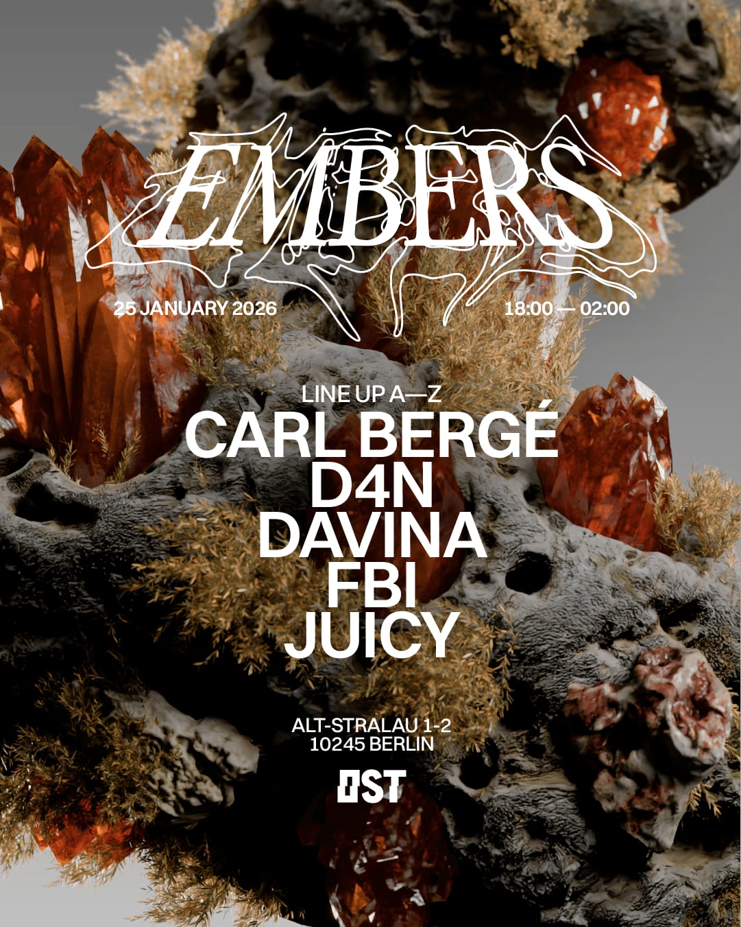  Embers - Sunday Evening Rave Cover