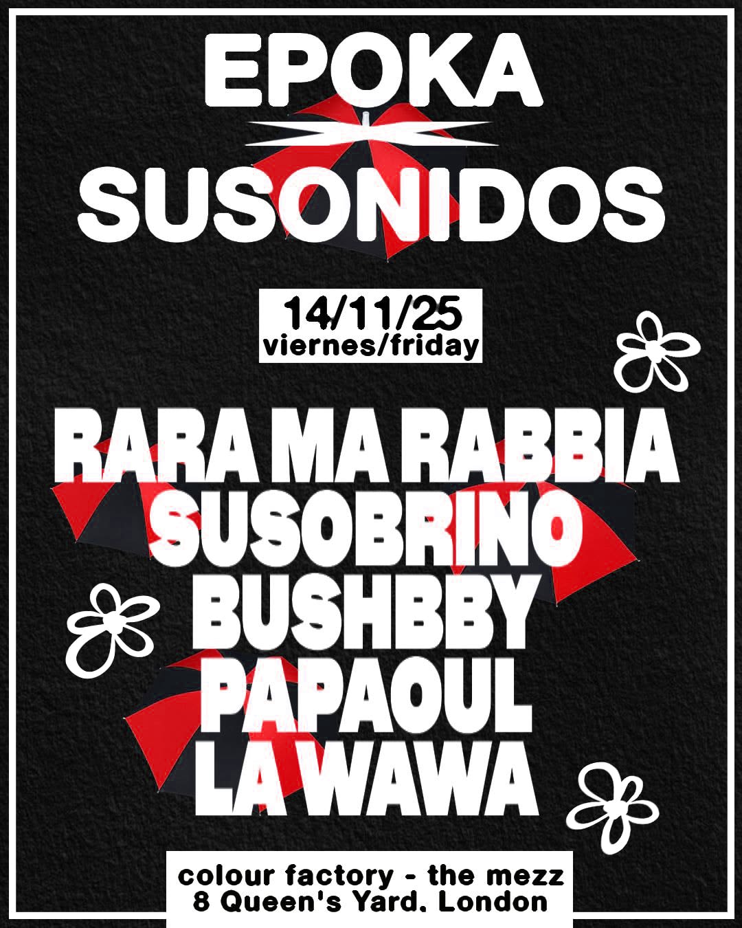 Epoka X Susonidos #4: Rara Ma Rabbia, Susobrino, Bushbby, Papaoul, La Wawa Cover