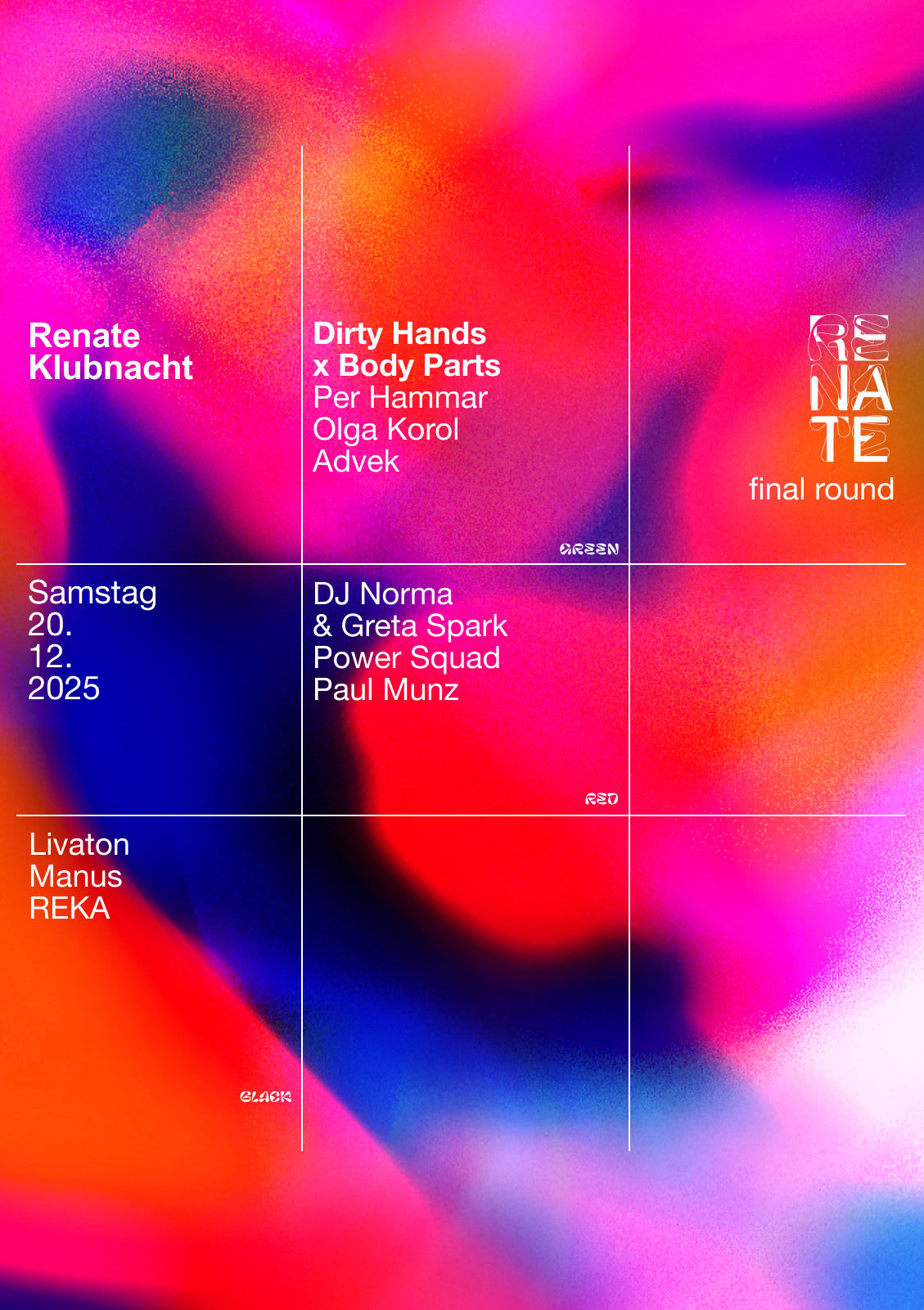 Final Round W Per Hammar, Olga Korol, Advek, Dj Norma, Greta Spark, Power Squad, Paul Munz Cover