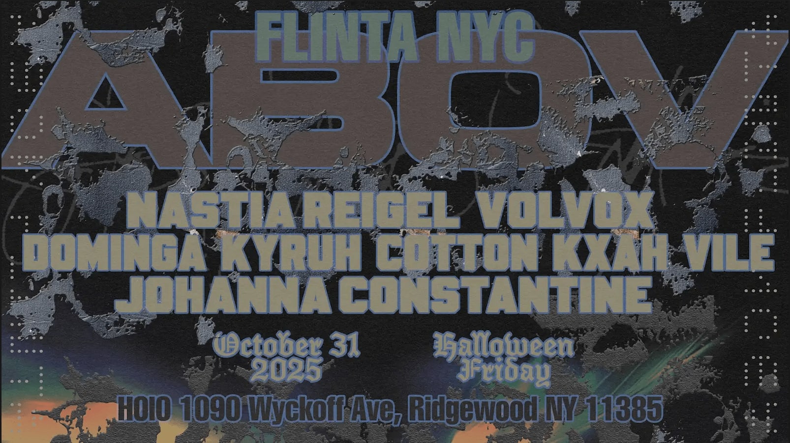 Flinta* Halloween Nyc: Abov Cover