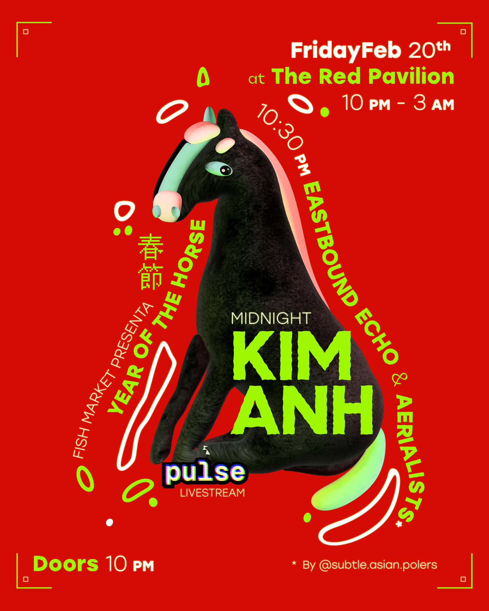 Fish Market Presenta: Year Of The Horse W/ Kim Anh Cover