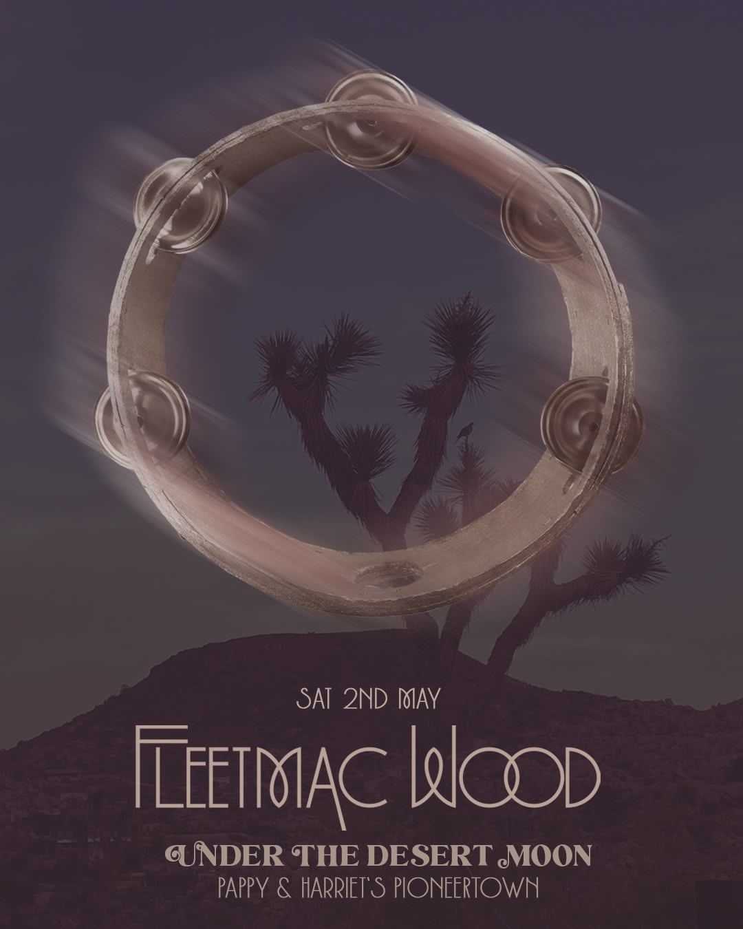 Fleetmac Wood Under The Desert Moon Cover