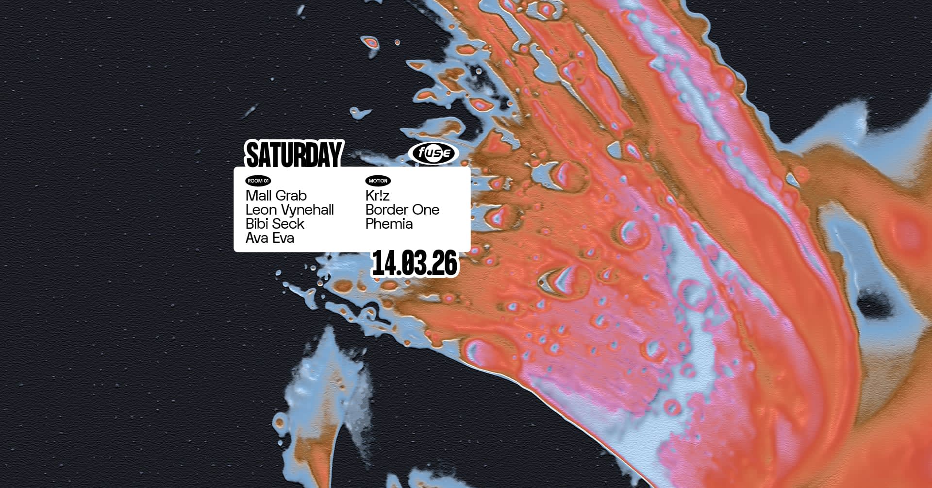 Fuse Presents: Mall Grab & Leon Vynehall Cover