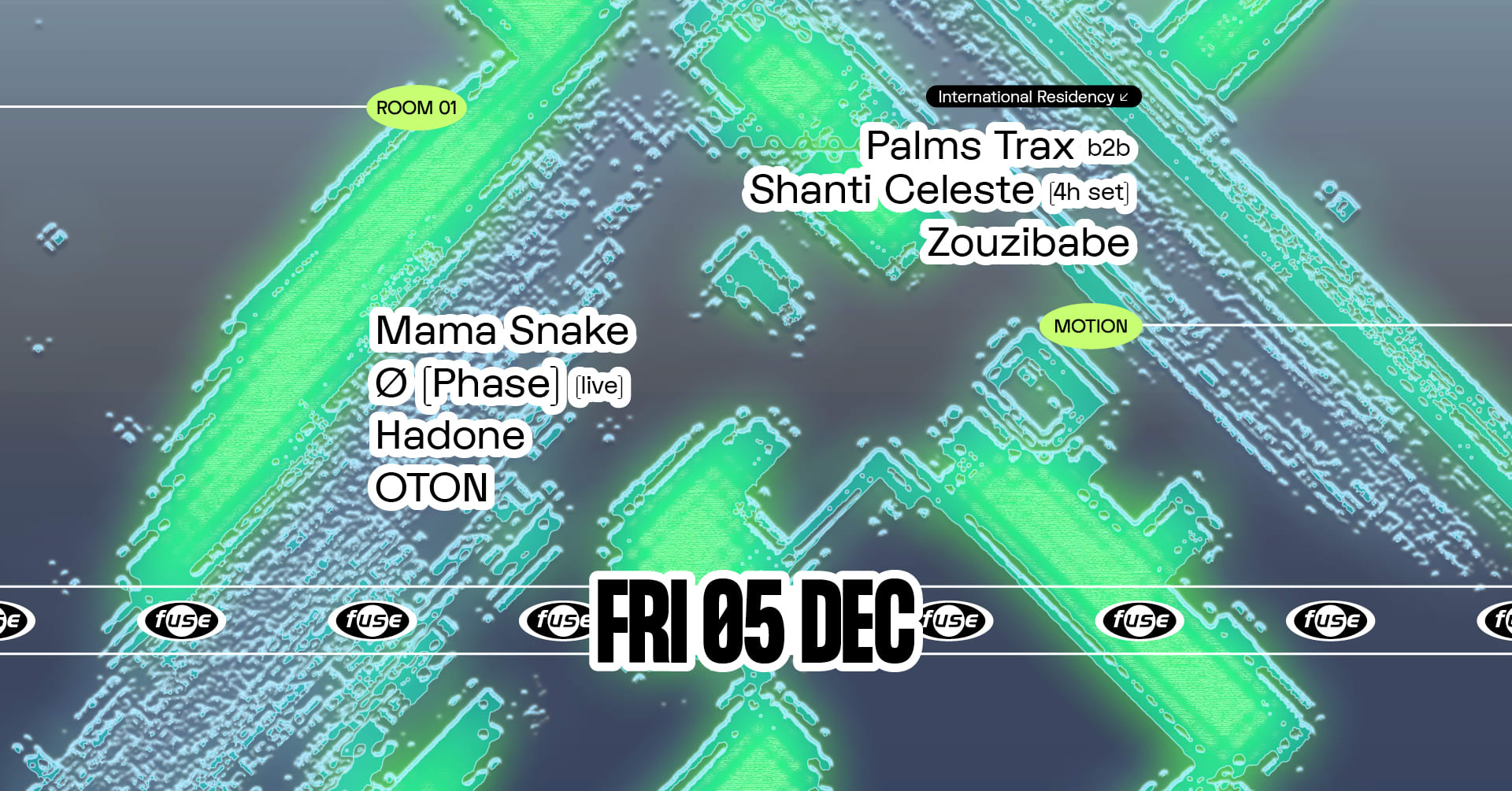 Fuse Presents: Palms Trax B2b Shanti Celeste, Mama Snake & Ø [Phase] (Live) Cover