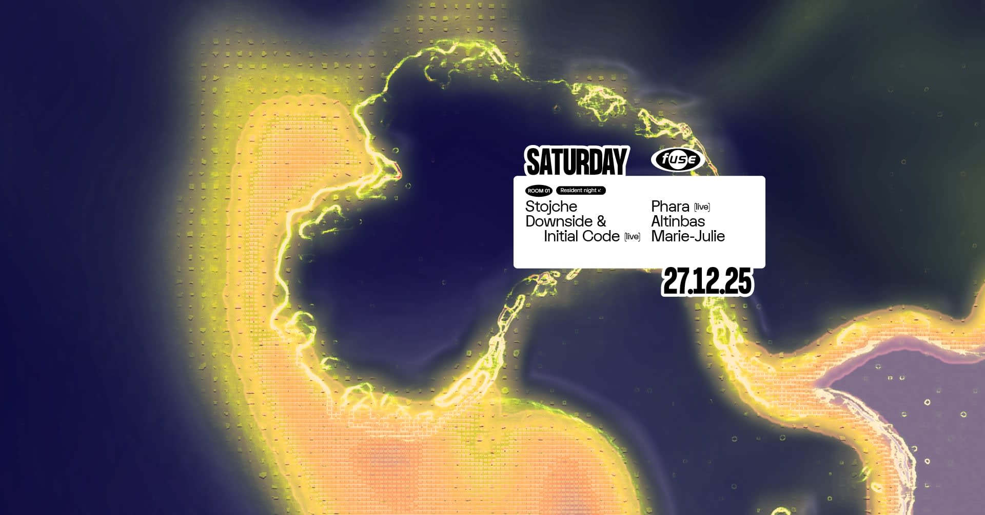 Fuse Presents: Resident Night With Stojche, Downside & Initial Code (Live) Cover