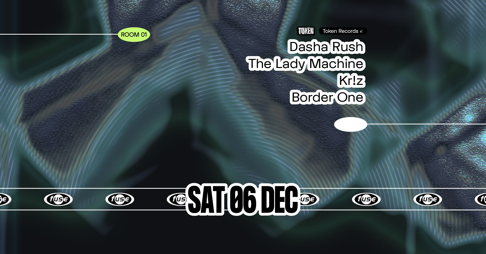 Fuse Presents: Token Records With Dasha Rush & The Lady Machine  Cover