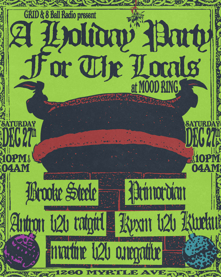 Grid & 8 Ball Radio Present A Holiday Party For The Locals Cover
