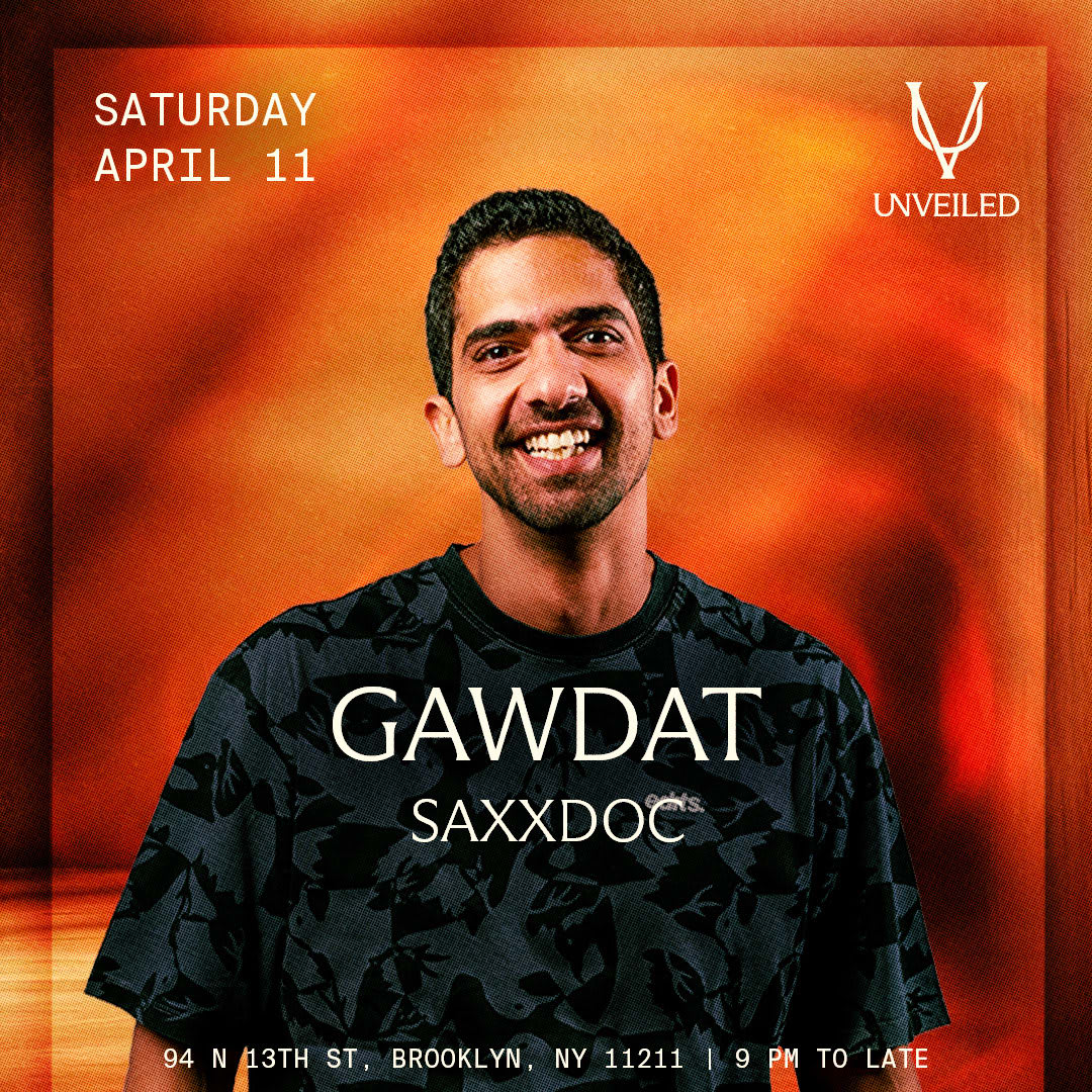 Gawdat At Unveiled W/ Saxxdoc Cover