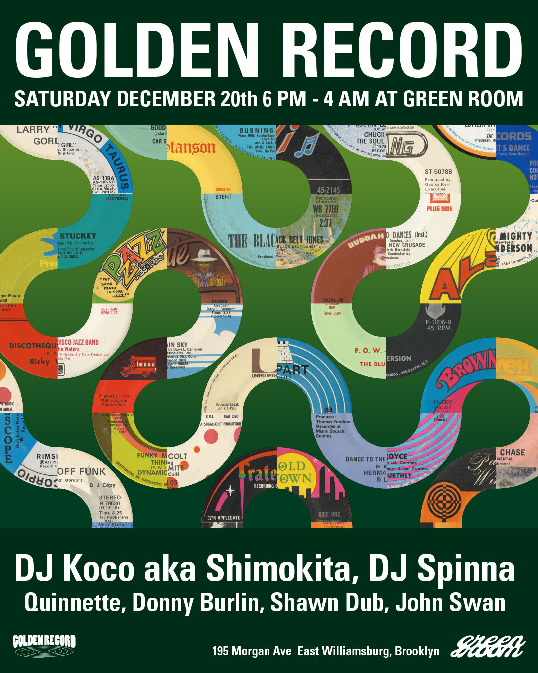 Golden Record Nyc Presents Dj Koco & Dj Spinna Cover