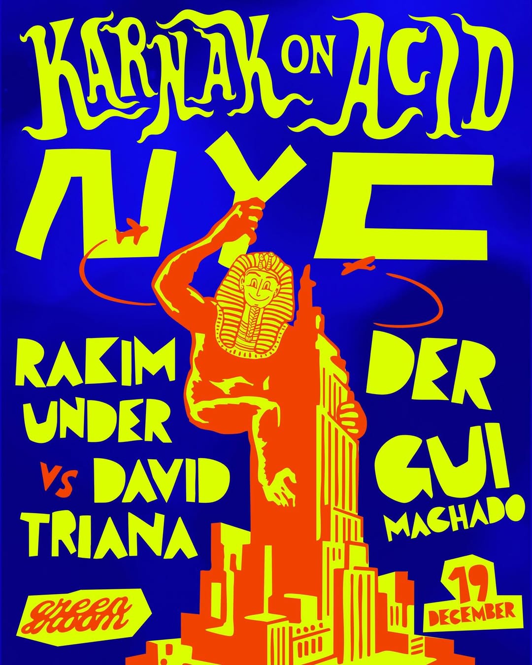 Green Room Presents Karnak On Acid, Gui Machado, David Triana  Cover