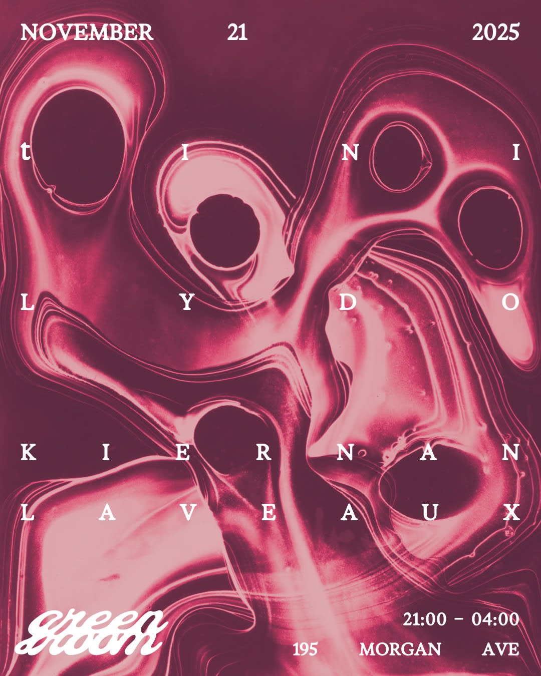 Green Room Presents Tini, Lydo, Kiernan Laveaux Cover