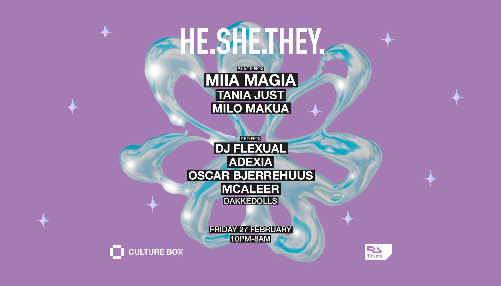 He.She.They: Miia Magia / Tania Just / Milo Makua + Dakkedolls Cover