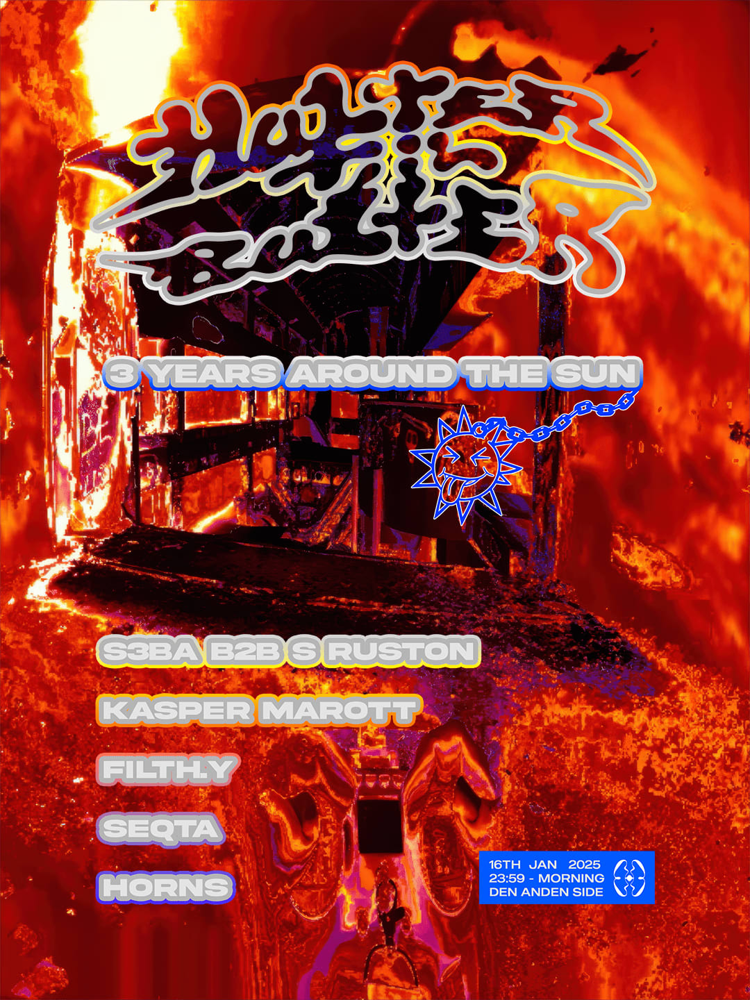 Hulter Til Bulter – 3 Years Around The Sun Cover