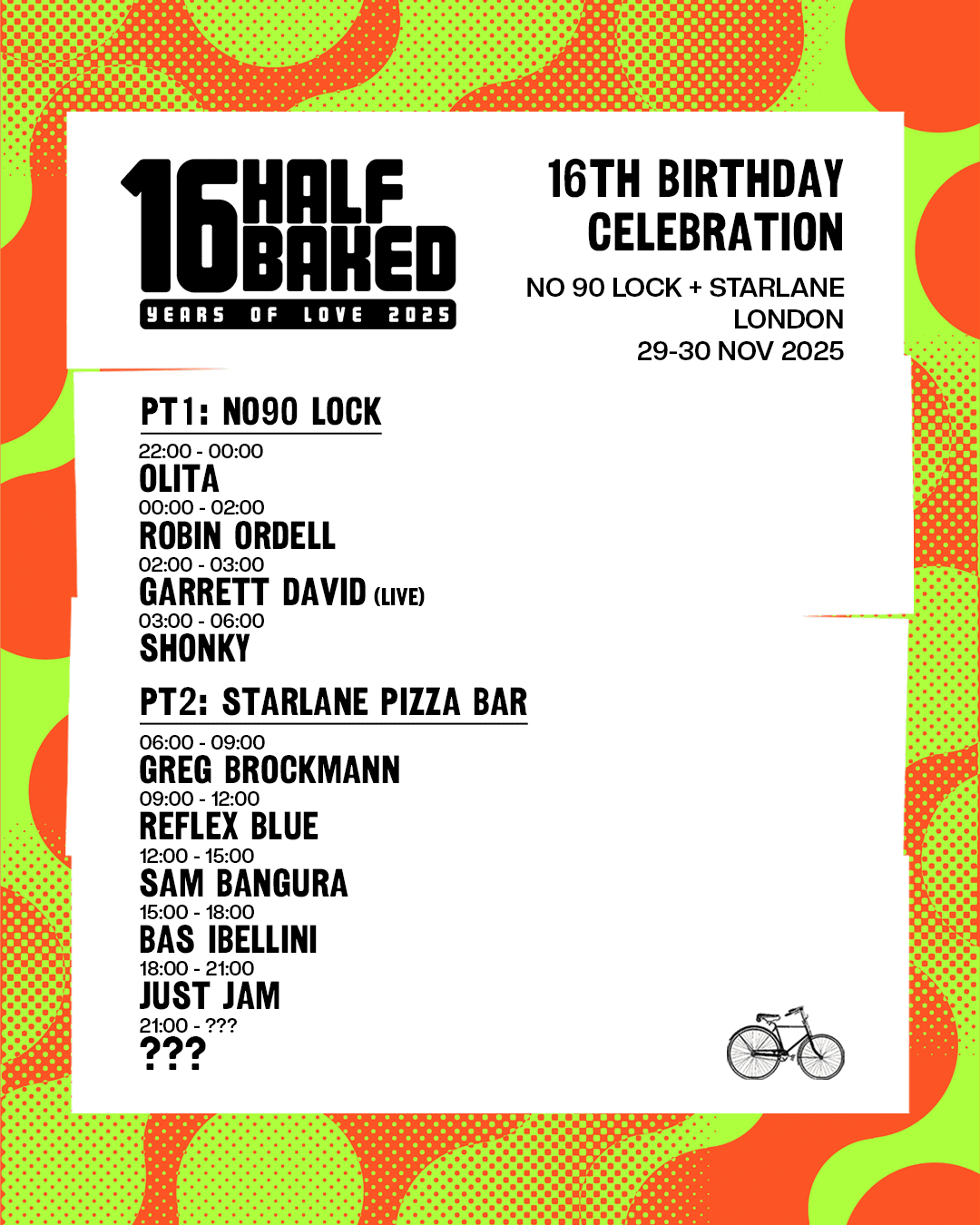Half Baked 16th Birthday With Shonky, Garrett David Live, Reflex Blue   Cover