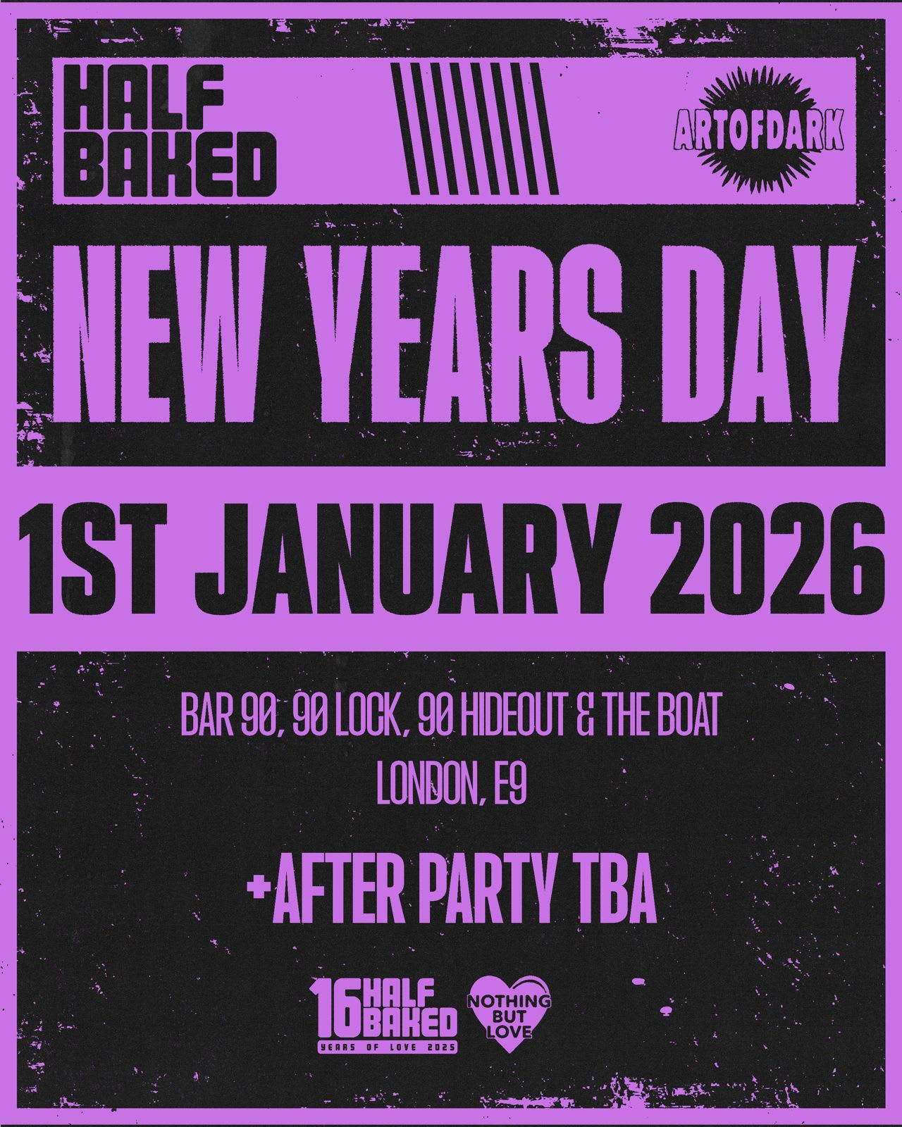 Half Baked X Art Of Dark - Nyd 2026 Cover