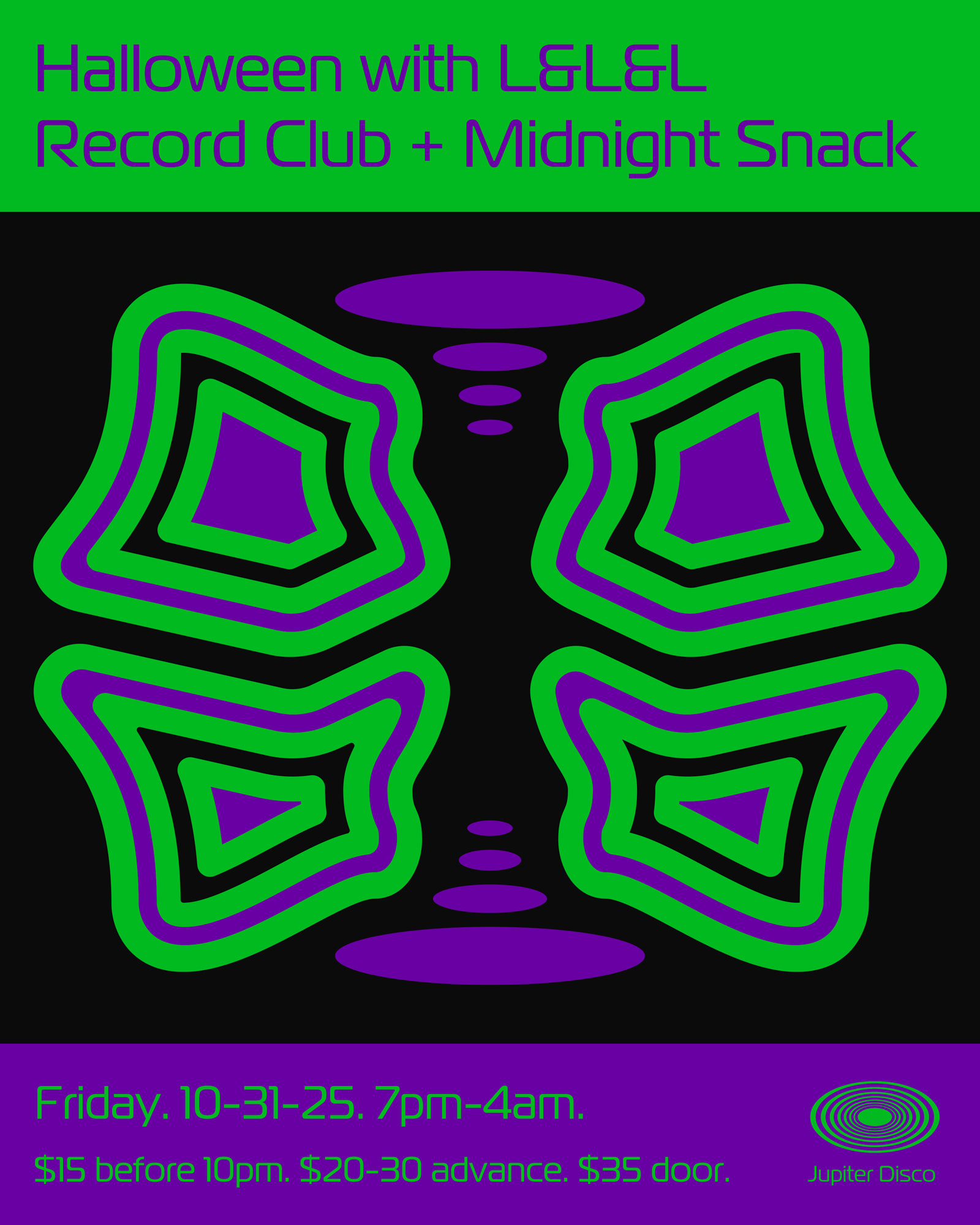 Halloween With L&L&L Record Club And Midnight Snack Cover