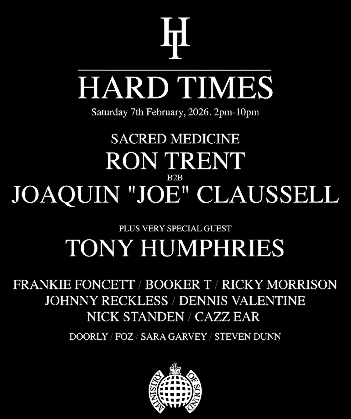 Hard Times: Ron Trent, Joe Claussel, Tony Humphries + More Cover