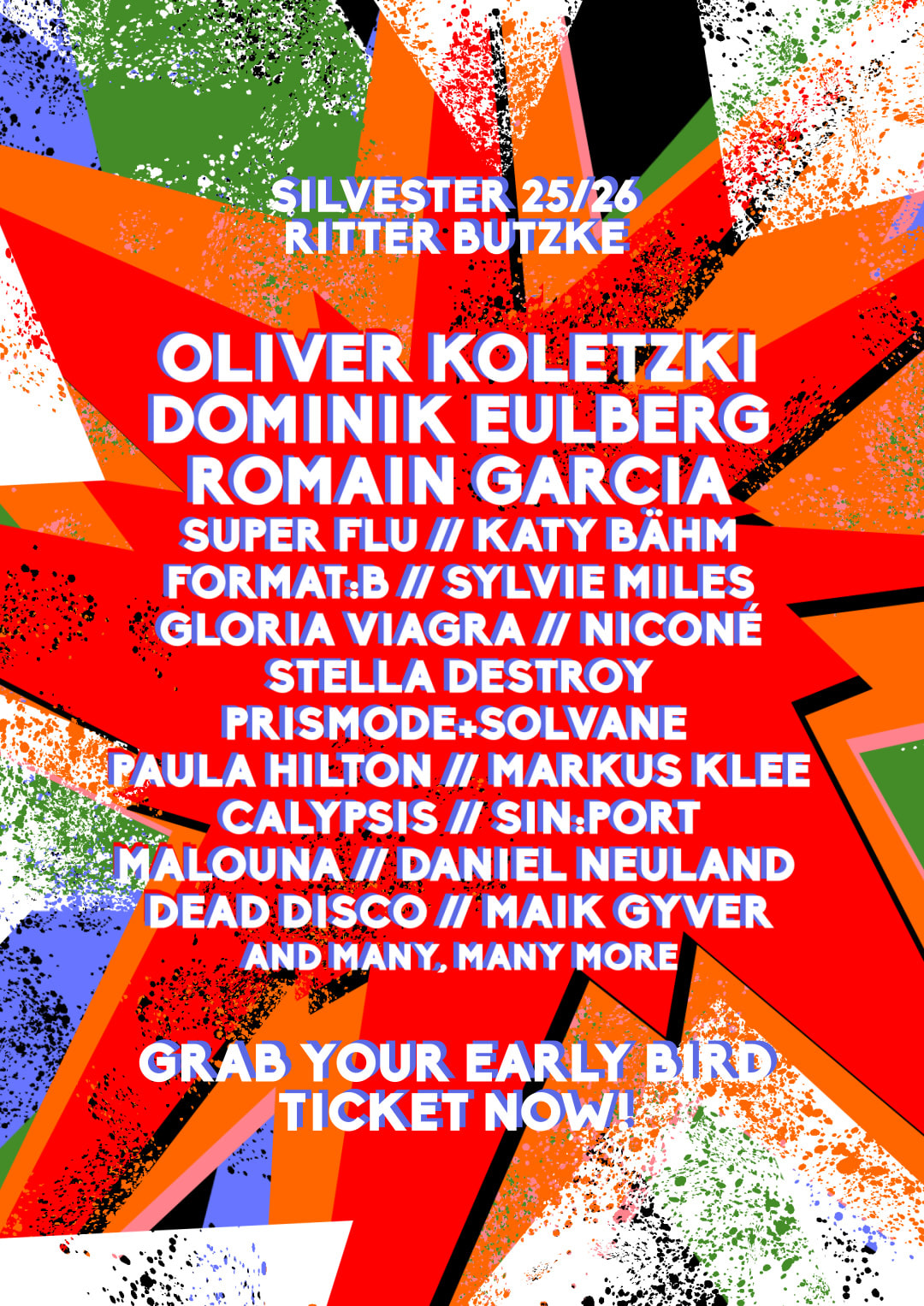 Hippie New Year // Open Air Gala With Countdown Show, Drag & Dance Performances // Start 10 Pm Cover