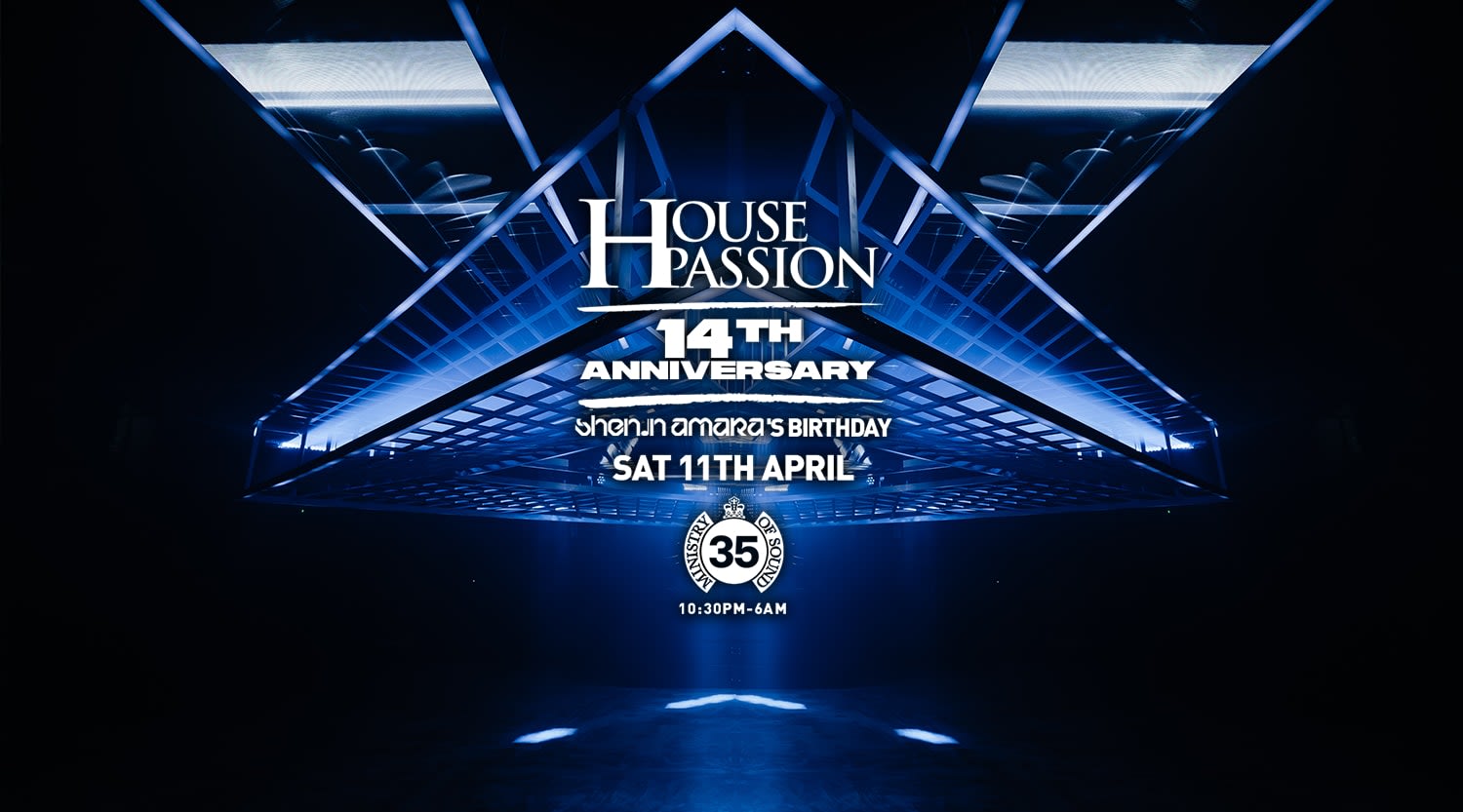 House Passion 14th Birthday Cover