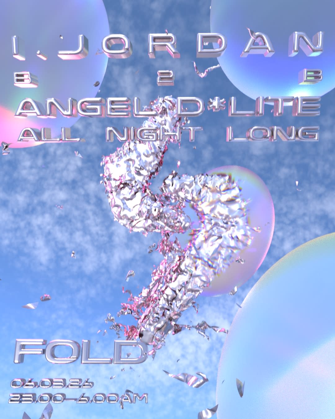 I. Jordan B2b Angel D'lite - All Night Long (Fold Steam Room) Cover