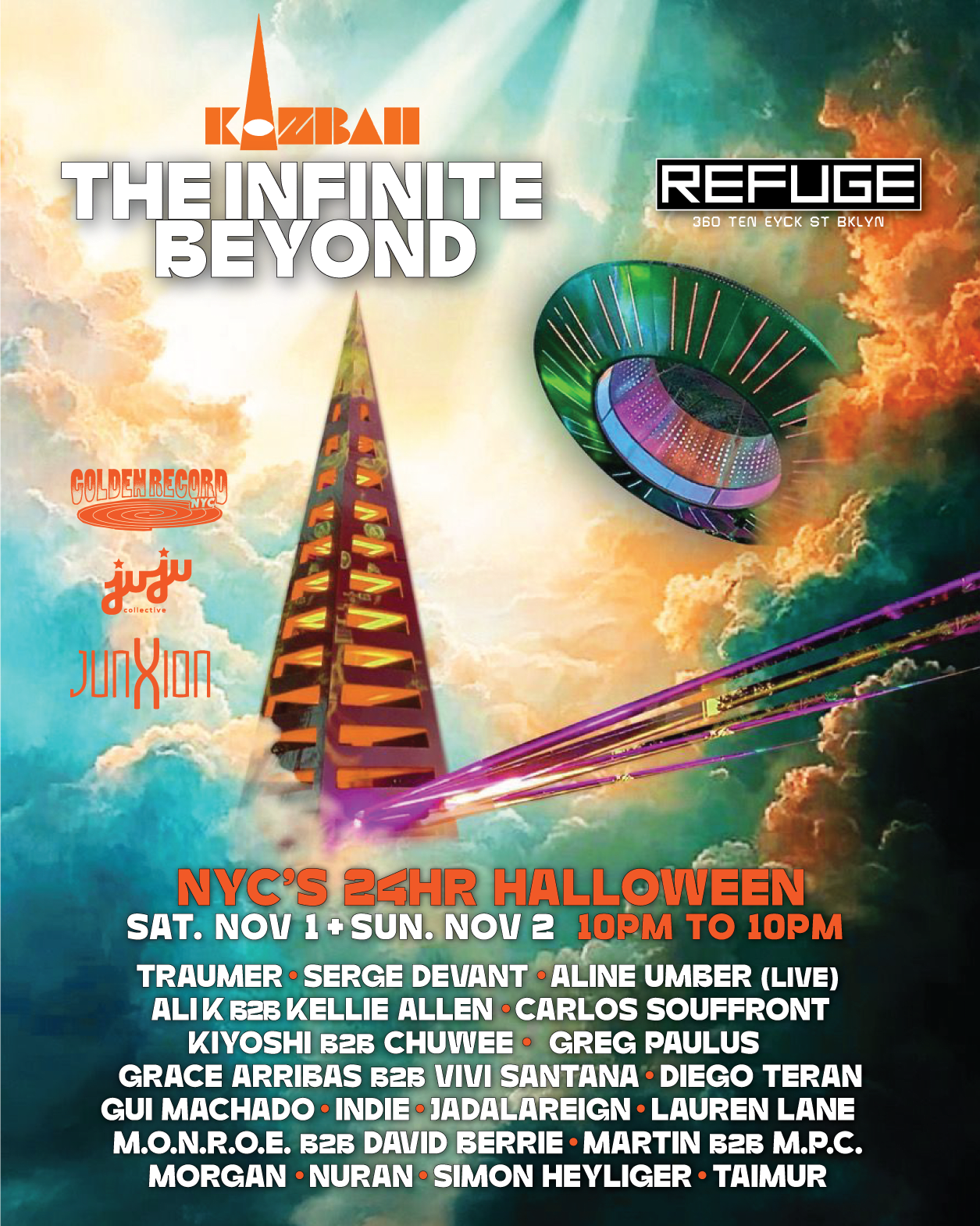 Infinite Beyond: Refuge Halloween Marathon W/ Traumer, Serge Devant And Many More Cover