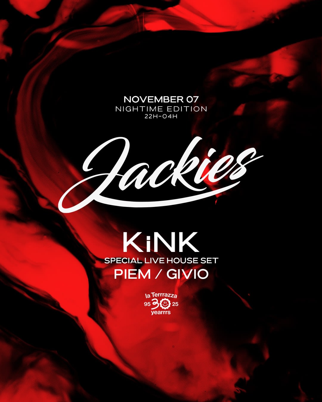 Jackies Pres: The Closing Party 2025 W/ Kink (Night Edition) Cover