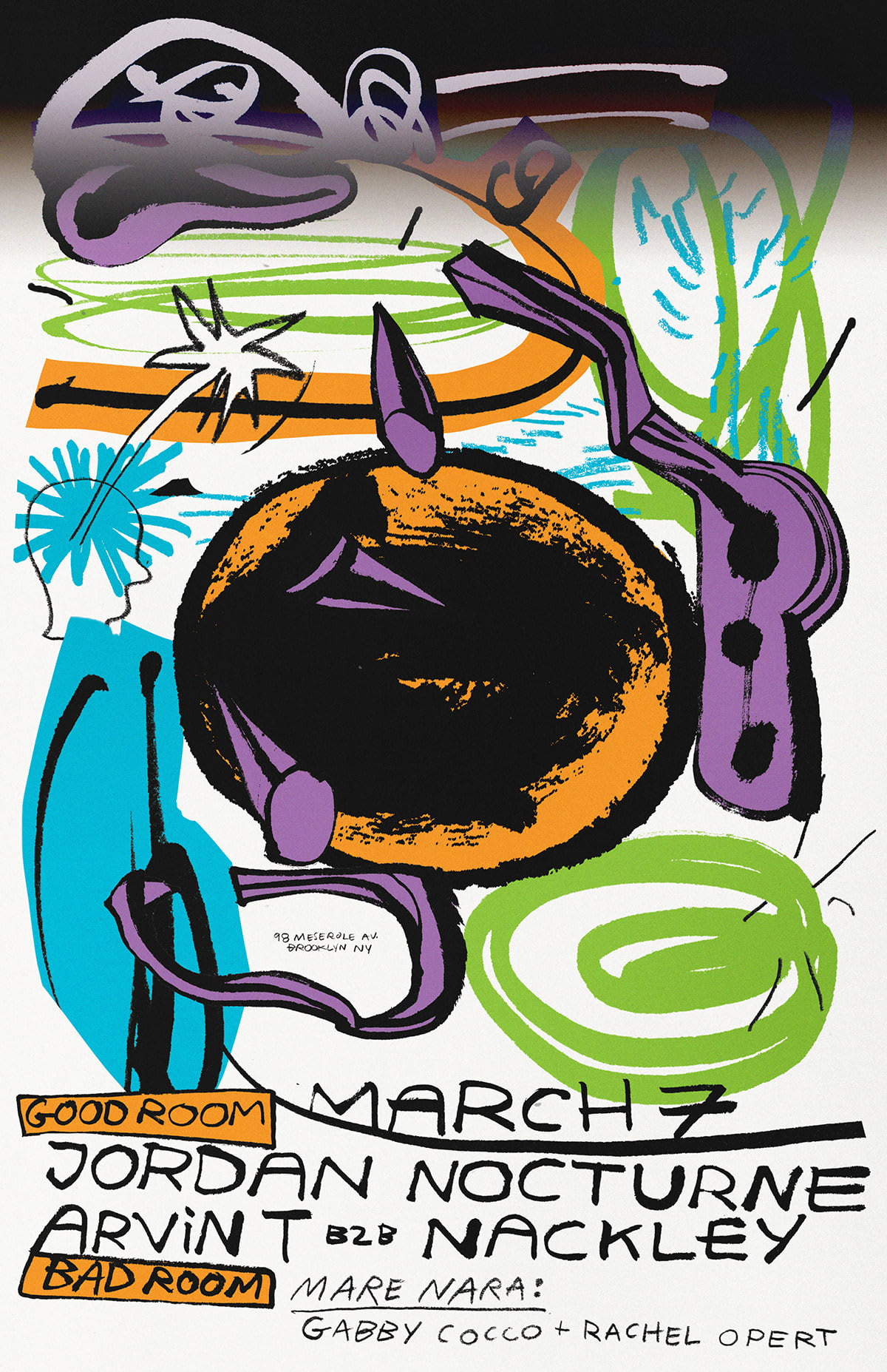 Jordan Nocturne, Arvin T, Nackley, Gabby Cocco + Rachel Opert Cover