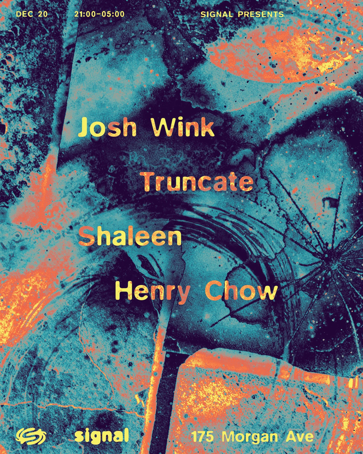 Josh Wink, Truncate, Shaleen, Henry Chow Cover