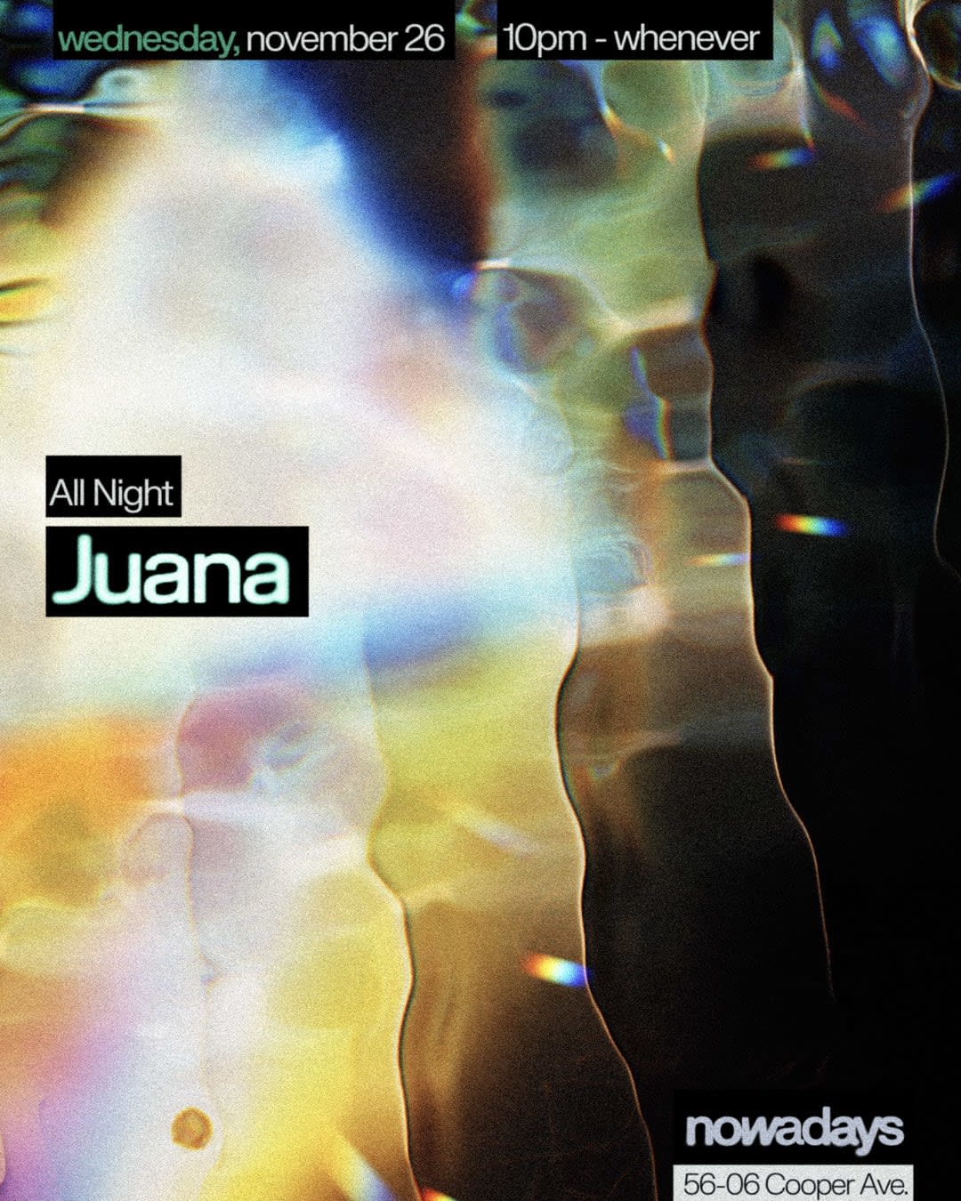 Juana All Night Cover