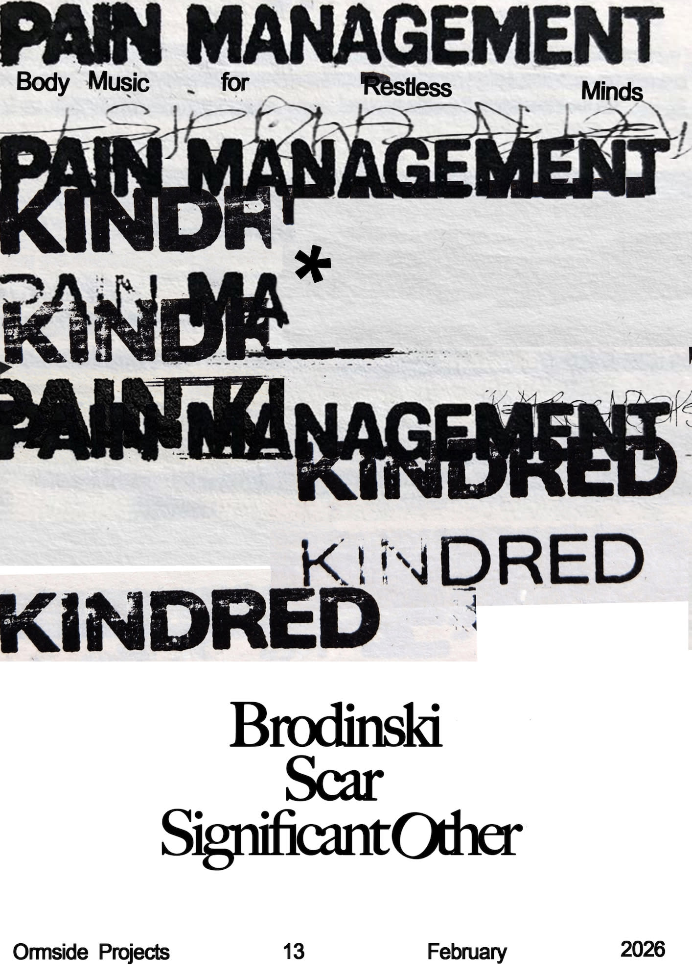 Kindred X Pain Management: Brodinski - Significant Other - Scar Cover