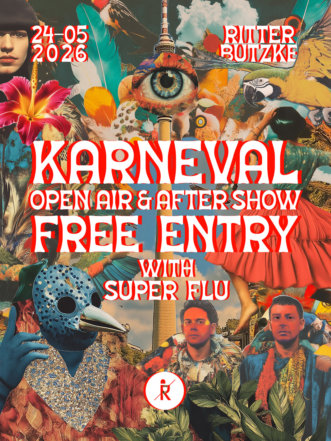 Karneval Open Air & Party With Super Flu - Free Without Ticket All Day - All Night  Cover