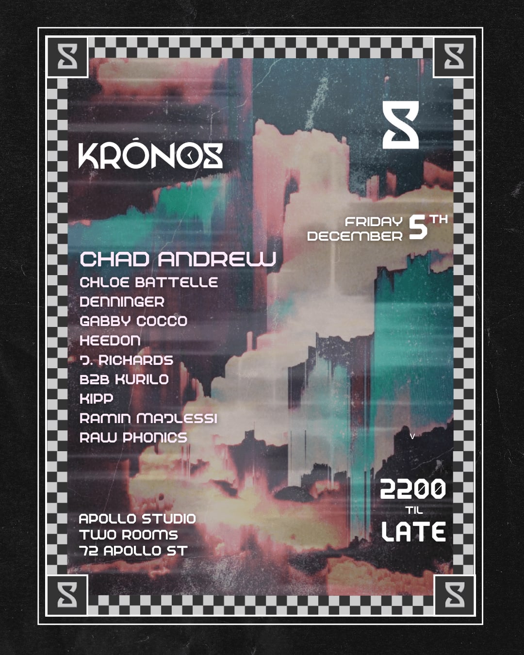 Klub Kronos Presents Chad Andrew At Apollo Cover