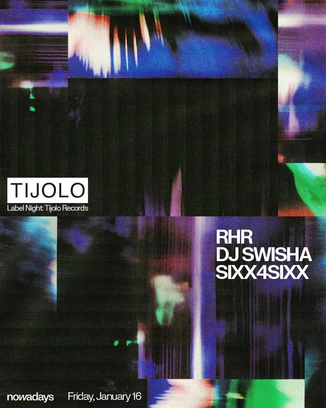 Label Night: Tijolo Records With Rhr, Dj Swisha & Sixx4sixx Cover