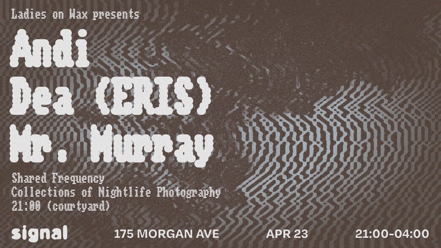 Ladies On Wax: Andi, Dea (Eris), Mr. Murray Cover