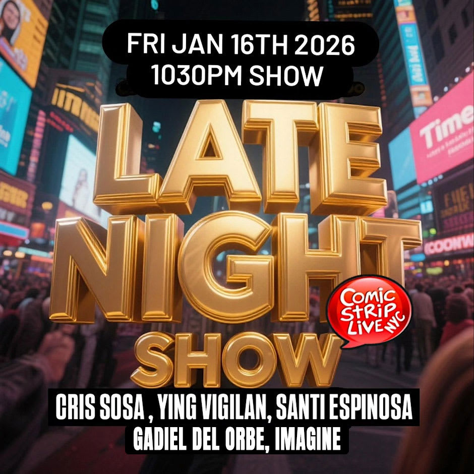 Late Night Comedy Showcase At Comic Strip Live Cover