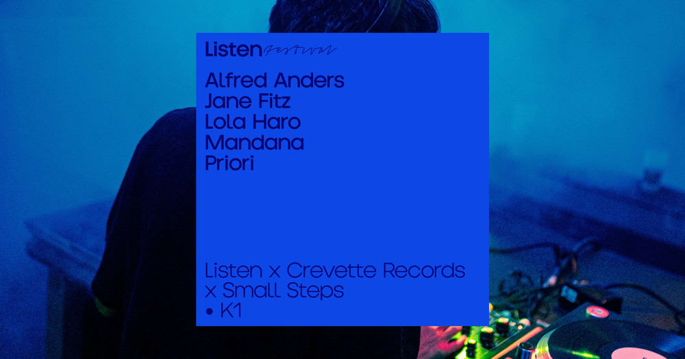 Listen X Crevette Records X Small Steps Cover