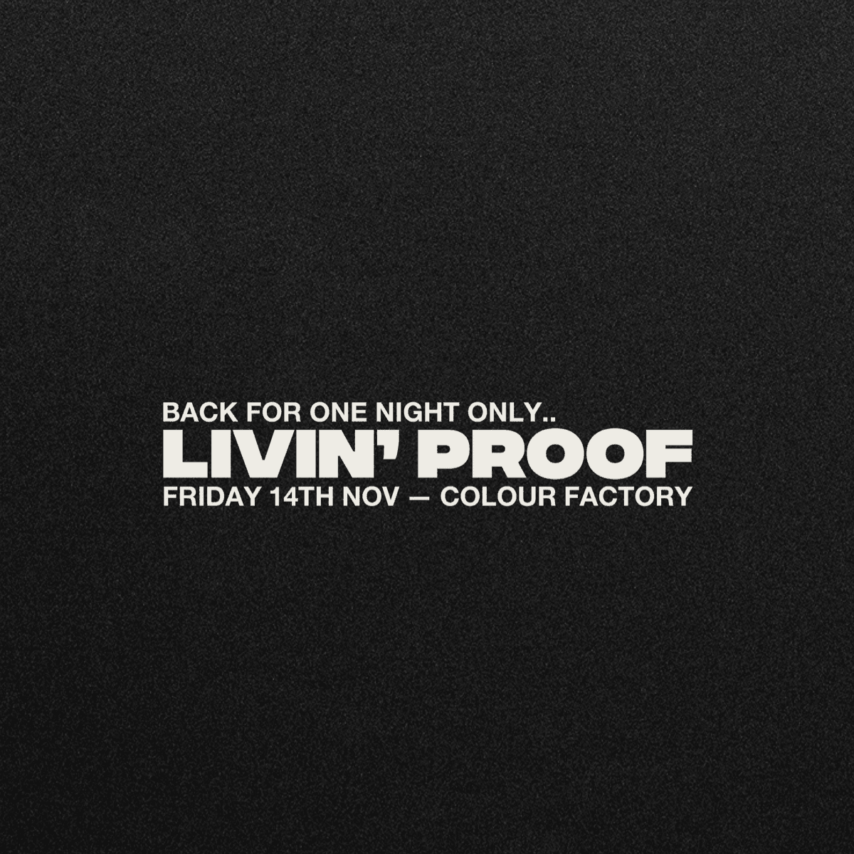 Livin' Proof - 18th Birthday Cover