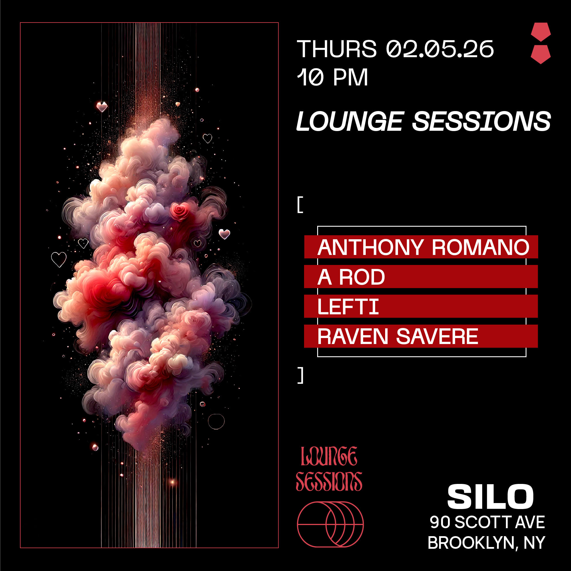 Lounge Sessions: Anthony Romano / A Rod / Lefti / Raven Savere Cover