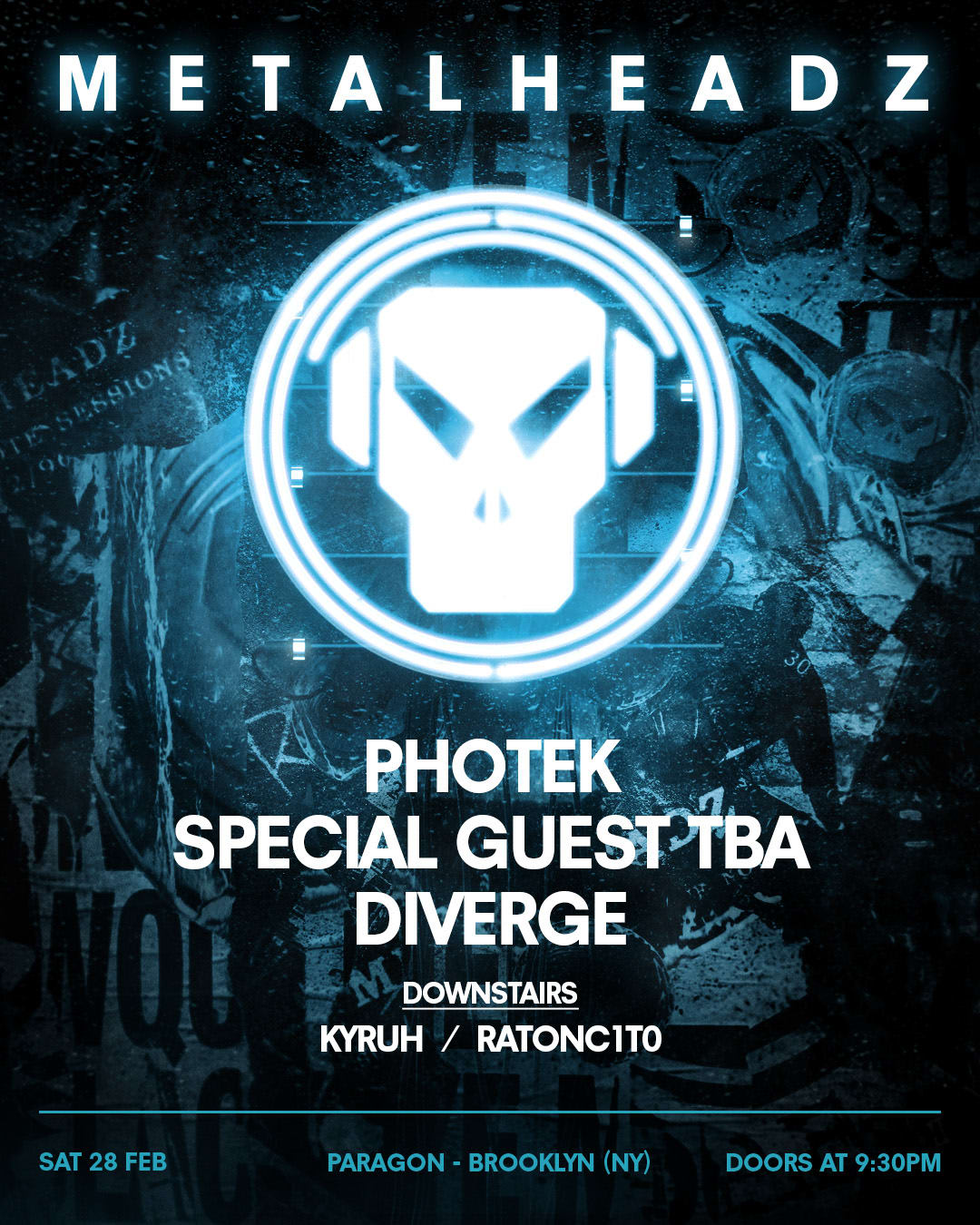 Metalheadz: Photek, Special Guest, Diverge + Kyruh, Ratonc1t0 Cover