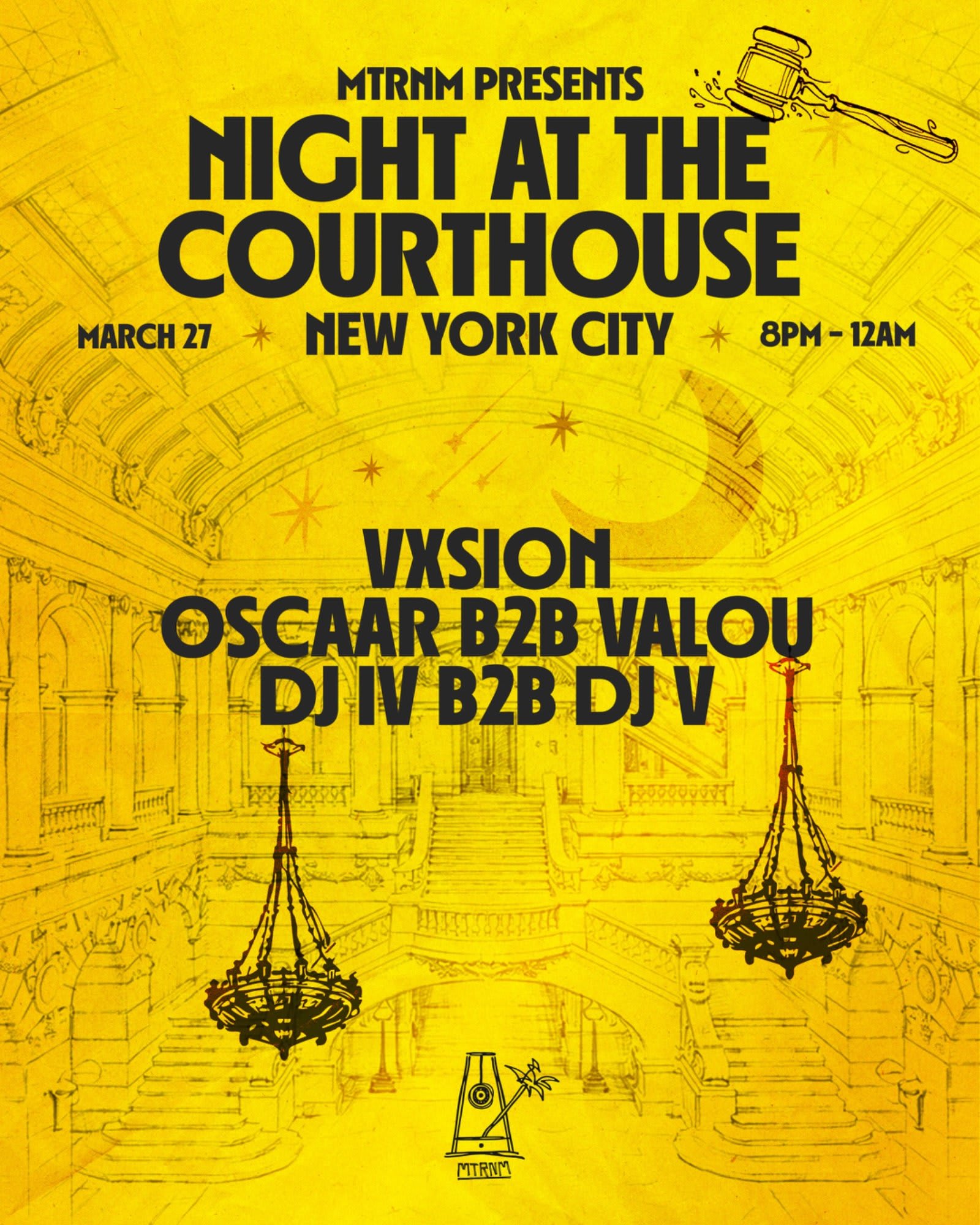 Mtrnm Presents: Night At The Courthouse Nyc Cover