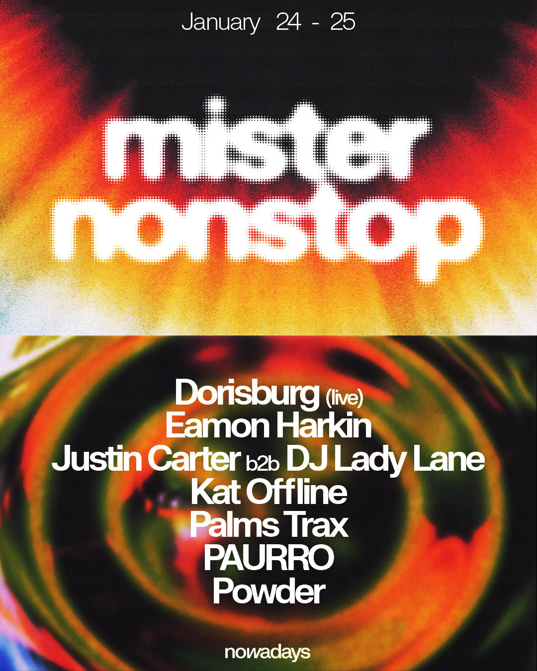 Mister Nonstop: Palms Trax, Powder, Dorisburg, Paurro, Justin, Lady Lane, Eamon, Kat Offline Cover