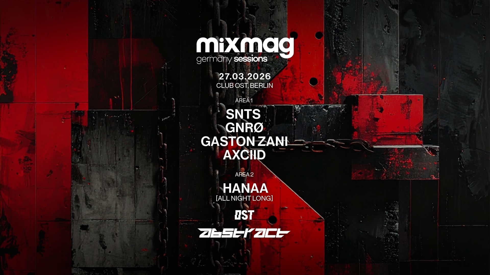 Mixmag Germany Pres. Snts, Gaston Zani, Hanaa All Night Long Cover